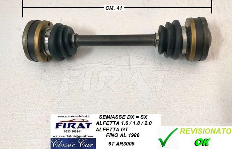 SEMIASSE ALFETTA DX = SX (AR3009)